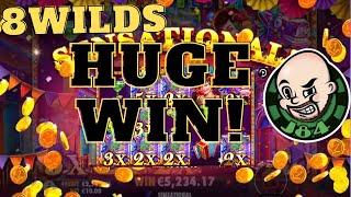 8 WILDS!! HUGE WIN FROM HOT FIESTA SLOT!!