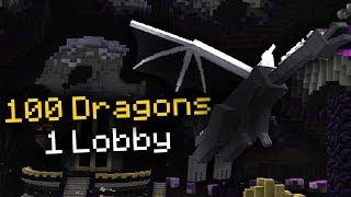 100 Dragons in 1 LOBBY (Hypixel Skyblock)