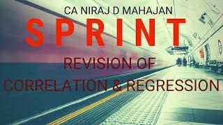 Correlation Regression FULL REVISION Fastrack! Dont miss it by CA NIRAJ D MAHAJAN