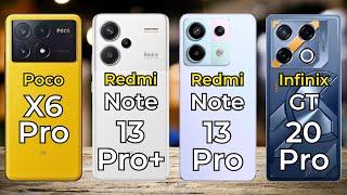 Poco X6 Pro Vs Redmi Note 13 Pro Vs Redmi Note 13 Pro Plus Vs Infinix GT 20 Pro
