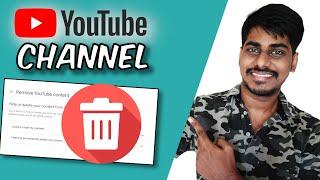 How to Delete YouTube Channel in 2022 | Tamil