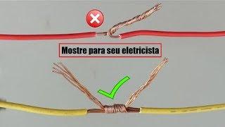 Idéia incrível! Mostre para seu eletricista | Como emendar fios elétricos da forma correta!