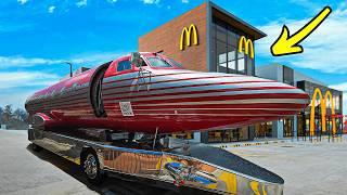 Taking Elvis' Private JET to McDonalds