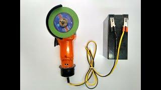 How to make AC to DC angle grinder at home/Mech projects/Angle grinder hack