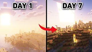 I Spent 7 Days in a Solar Apocalypse in Minecraft... Here's What Happened