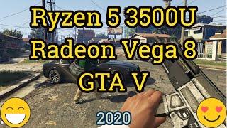 Ryzen 5 3500U + Radeon Vega 8 GTA V 1080p