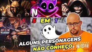 React 5 Em 1| (DROP HALLOWEEN URT) - Parte 2 Anirap | Neko | Ishida | Henrique Mendonça | Okabe