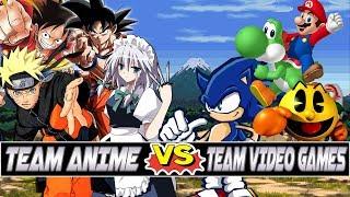 M.U.G.E.N. Battles | Goku/Sakuya Izayoi/Naruto Uzumkai/Luffi vs Sonic/Pac-Man/Yoshi/Mario