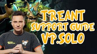 VP.Solo Treant Protector Support Gameplay | Treant Protector Pro Support Guide | Dota 2 7.24