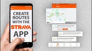 How to Find a Cycle Route Using the Strava App! *SUPER EASY*