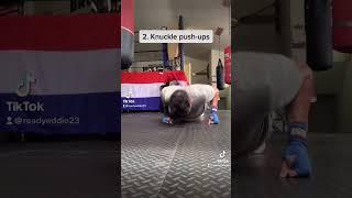 How to improve punching power push-up edition!  ￼#boxing #shorts