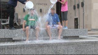 Mayor, Courier & Press editor take #icebucketchallenge