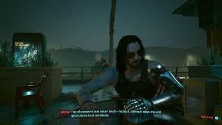 Cyberpunk 2077 Talkin' to Johnny after finding Hellman