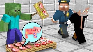 ZOMBIE BECOME POOR - Sad Story - Minecraft Animation