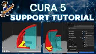 TUTORIAL: NORMAL & TREE SUPPORTS, in CURA 5 - 3D Printer Slicer