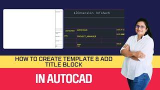 How to Create Template & Add Title Block in AutoCAD | Easy Guide