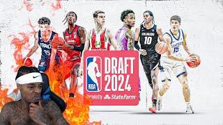 FlightReacts To All Of 2024 NBA Draft Pick Highlights + Gives Breakdown & Player Comparisons!