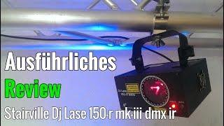 Ausführliches Review Stairville DJ Lase 150-R MK-III DMX IR