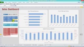 Excel Pivot Tables, Charts & Dashboards   Excel 2016, 2013 & 2010