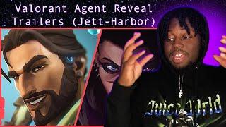 Apex Legends Player Reacts to "ALL VALORANT AGENT REVEAL TRAILERS (Jett - Harbor)" 