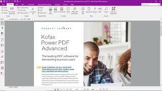 Convert a PDF to Microsoft Word using Kofax Power PDF (formerly Nuance Power PDF)