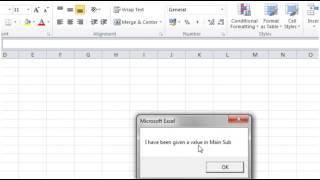 Excel 2010 VBA Tutorial 32   Passing Multiple Variables