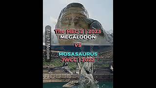 Megalodon VS Mosasaurus#jurassicworlddominion #meg2 #shorts