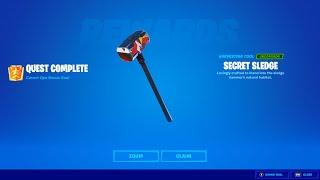 How to Get Secret Sledge Pickaxe in Fortnite Chapter 3 Season 2 - Complete 4 Covert Ops Quests