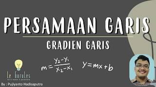 Ternyata Begini Cara Mencari Gradien Persamaan Garis - Matematika SMP - Persamaan Garis Part 1