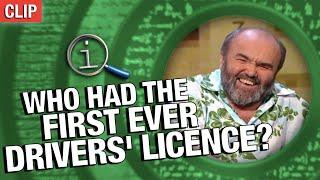 Who Had The First Drivers' Licence? | QI