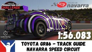 iRacing Toyota GR86 - Navarra Speed Circuit - Track Guide - 1:56.083 - Sim-Labs Production Car