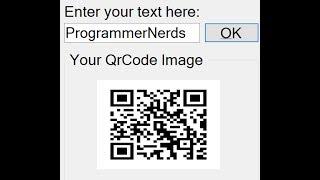 Video: QR Code Image generator with C#  - text to qr code