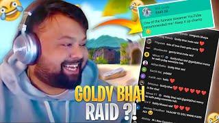 @8bitGoldygg Raided my Channel Live ?! | Valorant Funny Moments India