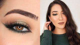 GREEN SMOKEY EYELINER MAKEUP TUTORIAL