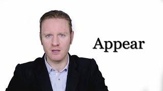 Appear - Meaning | Pronunciation || Word Wor(l)d - Audio Video Dictionary