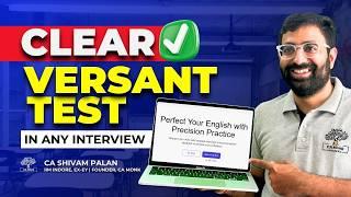 Versant Test Guidence & Practice Video! || Practice Versant Test Online (Free)