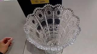 Ваза для цветов 30,5 см  Crystal Bohemia "Хрусталь резной /500PK" / 131071