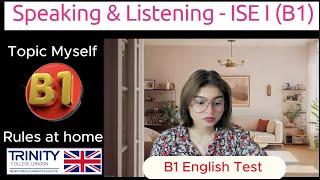 Full Test B1 English test ( ISE 1) Speaking & Listening |Trinity College London Skilled Worker UKVI