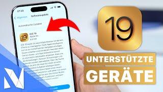 iOS 19 - Diese Geräte erhalten das Update! (iOS 19 Leaks) | Nils-Hendrik Welk