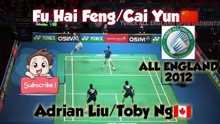 Nice Angle - Fu Hai Feng/Cai Yun (China) VS Adrian Liu/Toby Ng (Canada) - Highlight