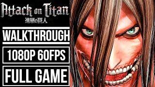 ATTACK ON TITAN WINGS OF FREEDOM Gameplay Walkthrough FULL GAME No Commentary [1080p 60fps]