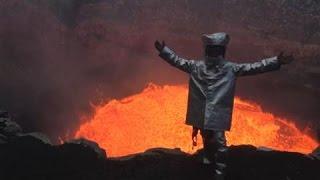 Explorers Get Close to Boiling Lava Lake in Vanuatu