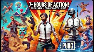 "7+ Hours of Epic Gaming! | Brawlhalla, Combat Master, PUBG & More Live!"