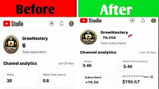 YouTube Channel Grow Kaise Karein 2025 | Fast Growth Tips