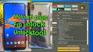 Moto e6 plus frp remove Unlocktool #moto e6s frp unlock #Unlocktool #motofrpunlocktoolmtkcpu