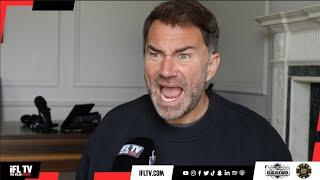 'DON'T F***** INVOLVE ME' - Eddie Hearn GOES IN! AJ-Dubois, Fury, Usyk, Socceraid, SLAMS De La Hoya