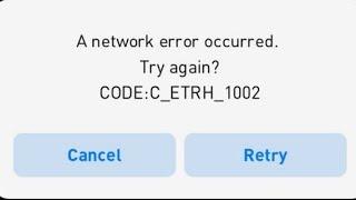 How to do wifi a network error occurred try again ? code c etrh 1002 in pes game 2021