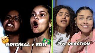 Brazilian Rap Battle | Lili x Maria | Original vs Edit vs Live Reaction