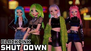 【MMD】 ⸢Blackpink⸥ 【⭒Shut Down⭒】 ⸢Luka, Miku, Haku, Gumi⸥