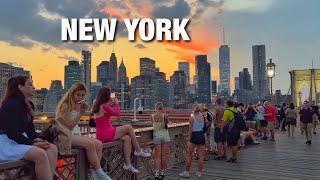 New York City LIVE Manhattan SoHo, Chinatown, Brooklyn Bridge & Dumbo (August 14, 2024)